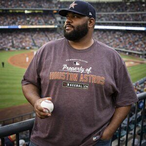 MLB Houston Astros Authentic Collection 3XL Baseball Short-Sleeve Tee